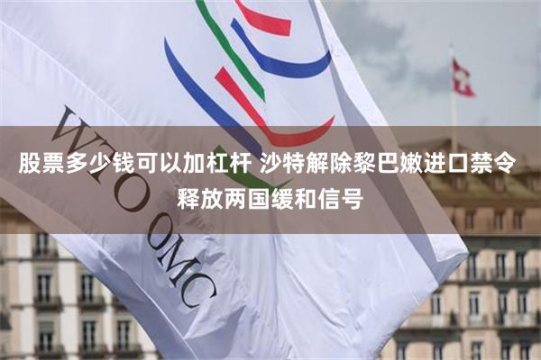股票多少钱可以加杠杆 沙特解除黎巴嫩进口禁令 释放两国缓和信号