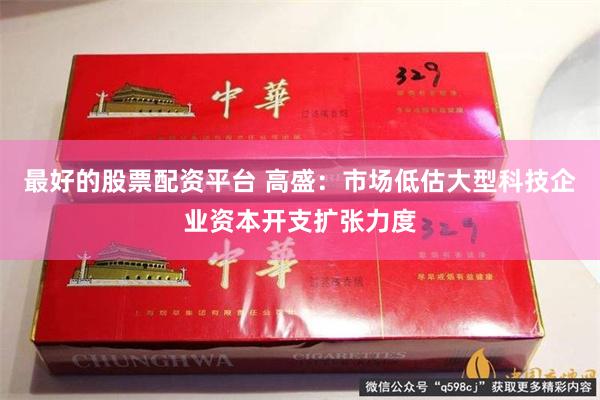最好的股票配资平台 高盛：市场低估大型科技企业资本开支扩张力度