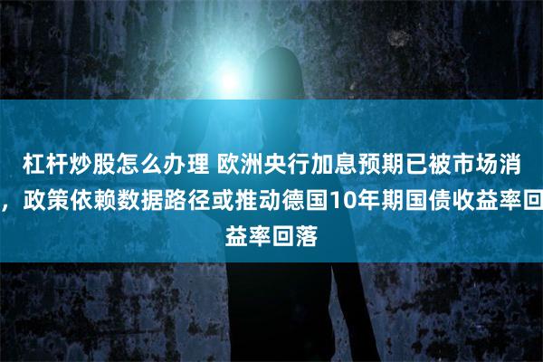 杠杆炒股怎么办理 欧洲央行加息预期已被市场消化，政策依赖数据路径或推动德国10年期国债收益率回落