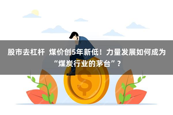 股市去杠杆  煤价创5年新低！力量发展如何成为“煤炭行业的茅台”？