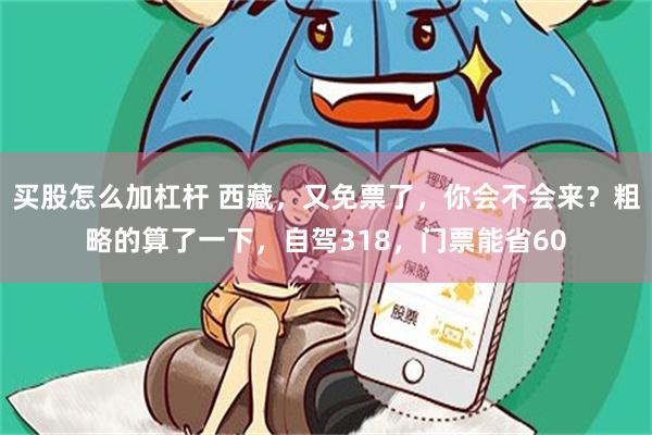 买股怎么加杠杆 西藏，又免票了，你会不会来？粗略的算了一下，自驾318，门票能省60